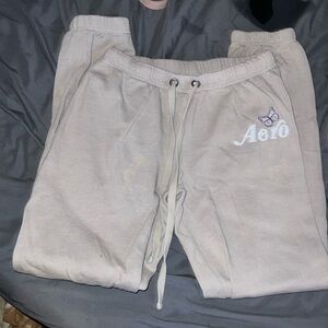 Tan Aeropostale sweatpants